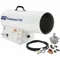 Gas Forced Air Portable Heater, 125000 BtuH Heating Capacity Output