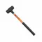 Sledge Hammer, 8 Lbs., 24 Inch Length, Black Grip, Fiberglass Handle, Orange