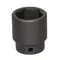 Impact Socket, Metric, 6 Point, 1/2 Inch Drive, 18mm Size, Alloy Steel