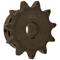 Roller Chain Sprocket, Bore To Size, 1 Inch Bore, 3.347 Inch Outside Dia. Steel