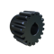 Spur Gear, 6 Diametral Pitch, 3 Inch Pitch Dia., 1.125 Inch Bore, Bore To Size, Steel
