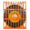 Tyre Inflation Safety Cage, 83.85 x 59.05 x 101.96 Inch Size, Steel, Orange