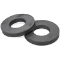 Ring Magnet, 1.75 Inch Outer Dia., 0.225 Inch Inner Dia., Ceramic, Pack of 2