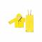 Todelt regndress med jakke/smekkeoverall, gul, 2XL, neopren