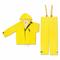 Todelt regndress med jakke/smekkeoverall, gul, 3XL, neopren