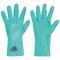 Chemical Resistant Glove, 12 Inch Length, Rough, L Size, Green, Gen Purpose, 12 Pack