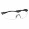 Vernebriller, anti-ripe, uten skumfôr, omslagsramme, halvramme, svart, svart