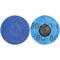 Quick-Change Sanding Disc, 1 1/2 Inch Dia, Zirconia Alumina, 80 Grit, Polyester