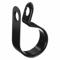 Cable Clamp, Nylon, 1-1/8 Inch Size, Black, 10Pk