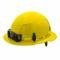 Hard Hat, Full Brim Head Protection, ANSI Classification Type 1, Class E, Yellow