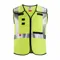 Safety Vest, Ansi Class 2, X, 2Xl/3Xl, Lime, Solid Polyester, Hook-And-Loop, Single