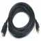 Extension Usb Cable, 15 Ft. Length, A Male To A Female, Black