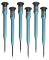 Esd Screwdriver Set, 6 Pc. Fixed Star Driver Set, 6 Complete Drivers