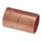 Coupling With Rolled Tube Stop, 5/8 Inch Size, C End Style, Copper