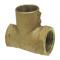 Tee, 3/4 x 1/2 x 3/4 Inch Size, Bronze