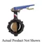 Wafer Style Butterfly Valve, 2 Inch Valve Size, Ductile Iron