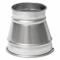 Duct Reducer, Stainless Steel 7 Inch Overall Lg