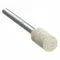 Vitrified Mounted Point, 1 Inch Dia., Medium, Aluminum Oxide, 60 Grit