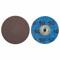 Quick Change Disc, 2 Inch Dia., 50 Grit, Coarse, Aluminum Oxide, Coated, 100Pk