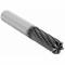 Solid Router Bit, End Mill, 3/8 In, 1 1/8 In, 3 In, 15 Degree Helix Angle