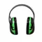 Ear Muff 22db Over-the-head Black/green