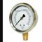 Industrial Pressure Gauge, 0 To 5000 Psi, 1 1/2 Inch Dial, Bottom, Dual