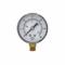 Industrial Pressure Gauge, 0 To 30 Psi, 2 1/2 Inch Dial, 1/4 Inch Npt Male, Bottom, Copper