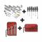 Master Tool Set, 125 Total Pcs, SAE, 1/4 in/3/8 in/1/2 Inch Socket Drive Size, Tool Box