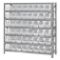 Clear-View Shelf Bin, 18 x 36 x 39 Inch Size