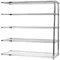 Wire Shelving, 5 Shelf Add-On, 14 x 36 x 54 Inch Size, Chrome