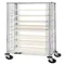 Tray Cart, 18 x 30 x 69 Inch Size, Chrome