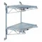 Wire Cantilever, 72 Inch x 24 Inch, 2 Shelves, 800 lb Load Capacity per Shelf