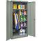 Commercial Storage Cabinet, Dark Gray, 78 x 36 x 24 Inch Size, Assembled