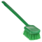 Handbrush, Long Handle, 19.9 Inch Size, Stiff, Green