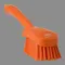 Short Handle Brush Orange Stiff Polypropylene 3 x 10