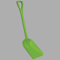 Shovel, One Piece, 11 Inch Size, PP, Lime