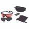 Safety Goggles, Black, Universal Eyewear Size, Polycarbonate, Amber