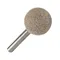 Cotton Fiber Mounted Point, 1-1/4 x 1/4 Inch Size, 36 Grain Size, Hard, 30560 RPM