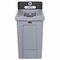 Recycle Station, Black, 33 Gal Capacity, 19 3/4 Inch Width/Dia, 21 Inch Depth