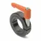 Quick Clamping Shaft Collar, 35 mm Bore Dia, Round, Carbon Steel, Orange