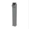 AngLED Pedestal Column, Carbon Steel, 41 x 6 x 6 Inch Size, Ansi 61 Gray
