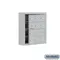 Cell Phone Storage Locker, 24 x 25.5 x 6.25 Inch Size, 4 Door High, Aluminium