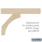 Replacement Arm Kit, 23.125 x 6.5 x 4 Inch Size, Beige