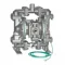 Double Diaphragm Pump, 316 Stainless Steel, Ptfe, Npt, Npt X Npt, Npt, Npt, 1/2 Inch Npt