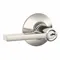 Door Lever Lockset, Grade 2, Latitude, Bright Nickel, Different