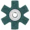 Abrasive Star, 1 1/2 Inch Dia, 1/4 Inch-20 Eyelet, Aluminum Oxide, Very Fine, SR-ZA