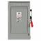 Safety Switch, Non-Fusible, 60 A, Single Phase, 600 Vac, Galvanized Steel, Indoor/Outdoor