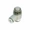 Speed Control Valve, Bspt X Tube, 1/8 Inch Port Size, 6 mm Tube Size, Inch Flow