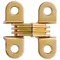 Concealed Hinge, Zamac/Steel, Satin Brass, 1 1/2 Inch Door Leaf Ht