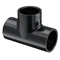 Tee, Socket, Schedule 40, 1-1/2 Size, PVC, Black